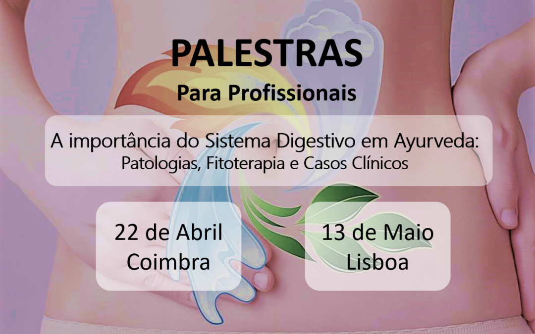 Palestras para Profissionais em Coimbra (22 de Abril) e em Lisboa (13 de Maio)