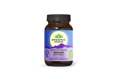 Brahmi Gotu Kola Bio Organic India™- 90 cápsulas