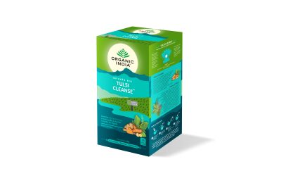 Tulsi Cleanse™ – Infusão Bio Organic India™ 25 saquetas