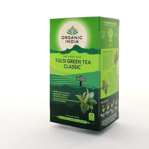 Infusão Bio Tulsi Green Tea Classic Organic India