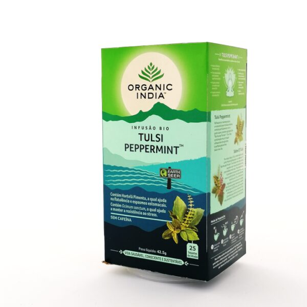 Infusão Bio Tulsi Peppermint Organic India