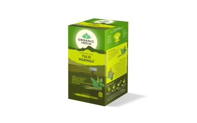 Tulsi Moringa™ – Infusão BIO Organic India™ 25 saquetas