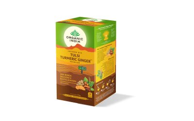 Tulsi Turmeric Ginger Premium™ – Infusão BIO Organic India™- 25 s