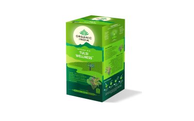 Tulsi Wellness™ – Infusão Bio Organic India™ 25 saquetas