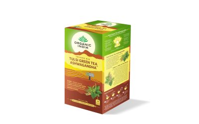 Tulsi Green Tea Ashwagandha™ Organic India™ 25 saquetas