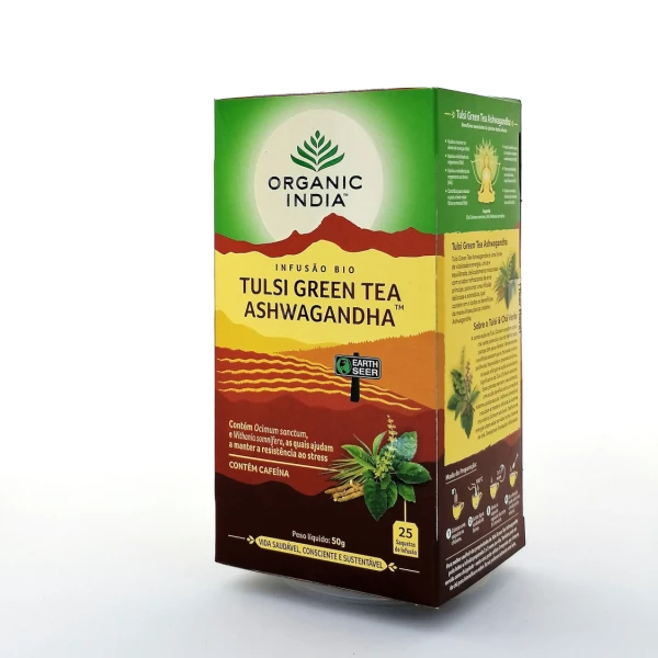 Infusão Bio Tulsi Green Tea Ashwagandha