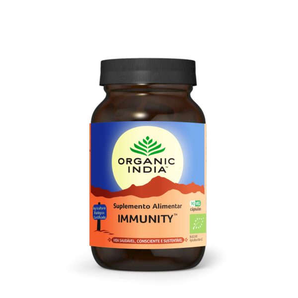Immunity Bio Organic India 90 capsulas vege imunidadetais