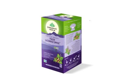 Tulsi Licorice Spice™ – Infusão BIO Organic India™ 25 saquetas