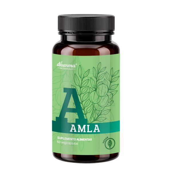 Amla Dharma Botanicals 60 capsulas vegetais 2026 antioxidante digestao vitamina C pele