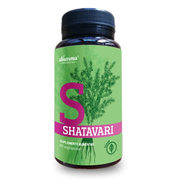 Shatavari Dharma Botanicals® - 60 vegicápsulas fertilidade proteção gástrica
