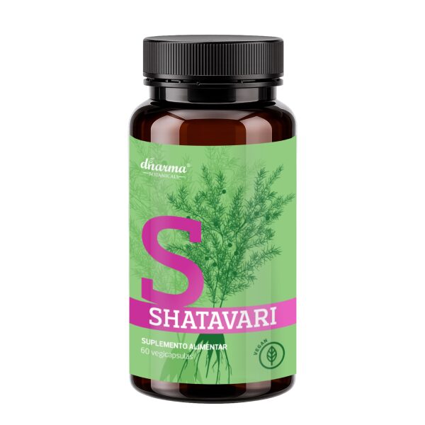 Shatavari Dharma Botanicals 60 vegicapsulas fertilidade gastroprotetor aleitamento