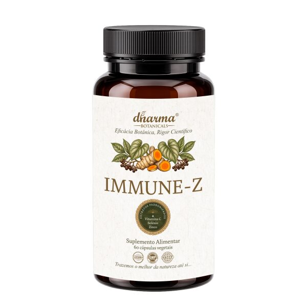Immune-Z Dharma Botanicals 60 caps vegetais novo rotulo 2026 imunidade alergias
