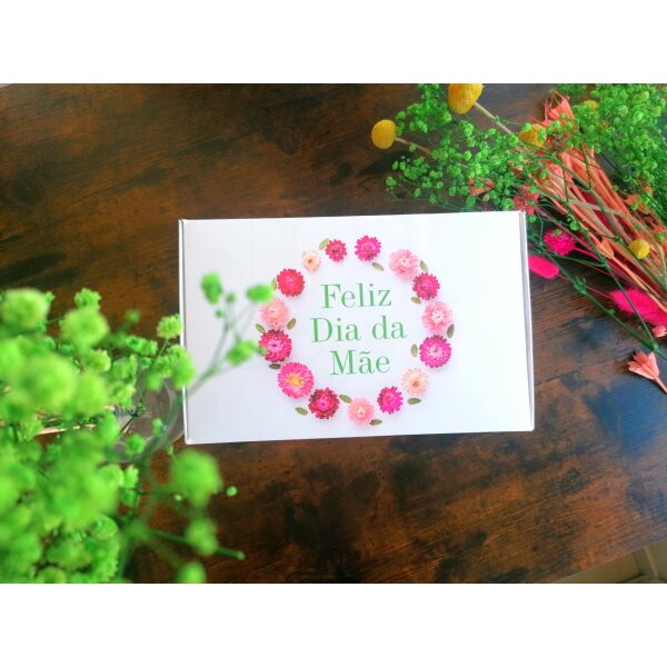 Caixa Presente Dia da Mãe 2023-edição especial Tulsi Sweet Rose com caneca personalizada